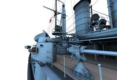 CK26-Partial Ship-Starboard Range Finder and Deck